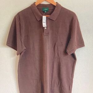 J. Crew Dark Brown Polo Shirt